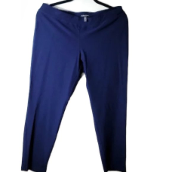 Eileen Fisher Pants - Eileen Fisher Petite Navy Blue Stretch Pants